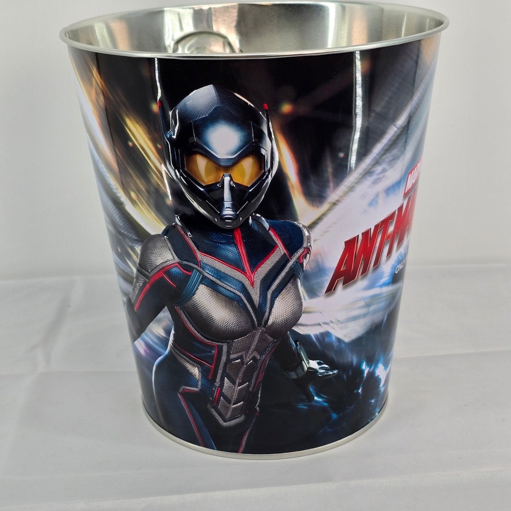 Marvel Ant-Man and the Wasp 2018 Movie Theater Popcorn Bucket Metal Tin Embossed